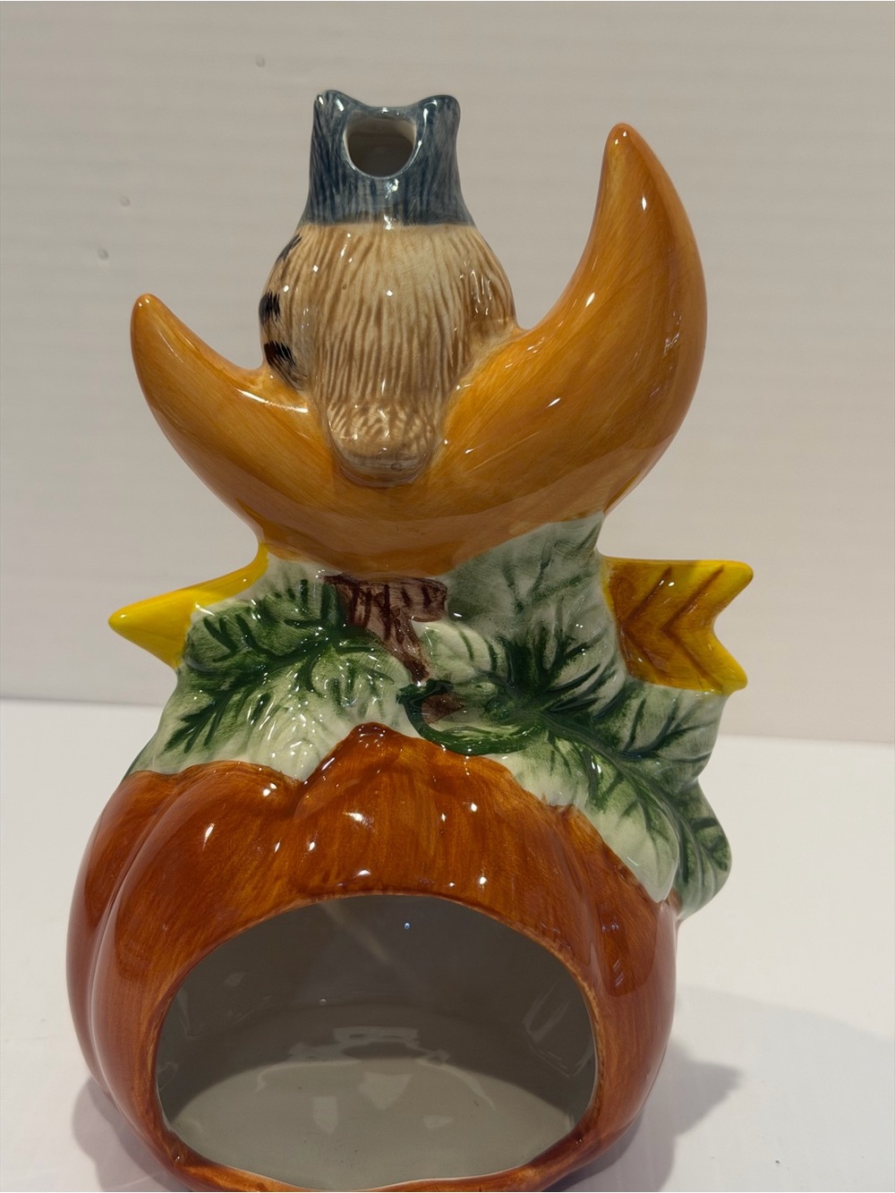 Halloween Sakura Earthenware Votive Holder DEBBIE MUMM Vtg 1998 Ceramic - Picture 5 of 9